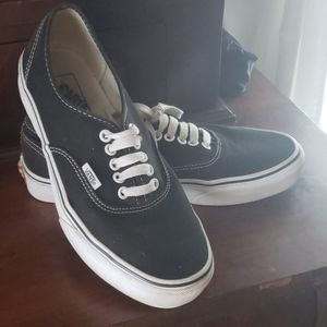 Womens Black Van's Classic